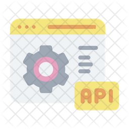 Web Api Icon - Download in Flat Style