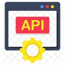 Web Api Website Api Webpage Api Icon