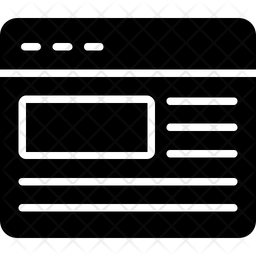 Web Application Icon - Download in Glyph Style