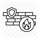Web Application Firewall Firewall Icon