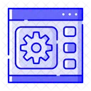 Web Application Web Layout Web Template アイコン