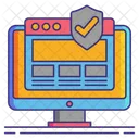 Web Application Security Web Security Cyber Security Icon