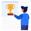 Page Quality Web Award Web Trophy Icon