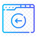 Web Back  Icon
