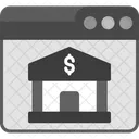 Banca En Linea Web Internet Banca Icono