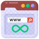 Web Bandwidth Domain Bandwidth Internet Speed Icon