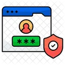 Web Benutzeranmeldung Website Benutzeranmeldung Webseiten Benutzeranmeldung Symbol