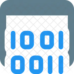 Web Binary  Icon