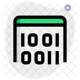 Web Binary  Icon