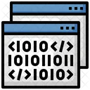 Web Binary Code Binary Programming Binary Code Icon