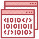Web Binary Code Binary Programming Binary Code Icon