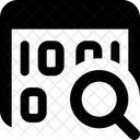 Web Binary Search Binary Search Data Search Icon
