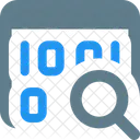 Web Binary Search Binary Search Data Search Icon