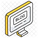 Web Blog  Icon