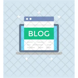 Web Blogging  Icon