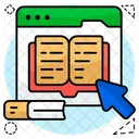 Web Book Website Book Webpage Book Icon