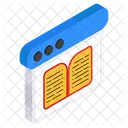 Web Book Website Book Webpage Book Icon