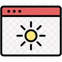 Web Brightness  Icon