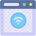 Web Browser Seo And Web Wifi Icon
