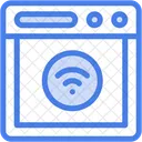 Web Browser Seo And Web Wifi Icon