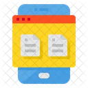 Files Smartphone Bill Icon