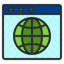 World Web Browser Seo Icon