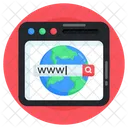 Web Domain Web Browser Web Search Icon