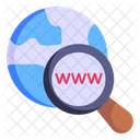 Web Browser Global Search Global Seo Icon