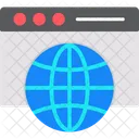 Web Browser Global Globe Icon