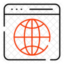 Web Browser Web Chrome Website Browser Icon