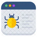 Web Bug Web Virus Online Bug Icon