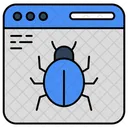 Web Bug Web Malware Melicious Website Symbol