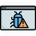 Web-Bug-Fehler  Symbol