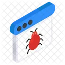 Web Bug Infected Website Infected Webpage Icon