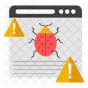 Web Bug Web Virus Malicious Website Icon