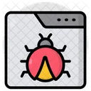 Web Bug Web Virus Malicious Website Icon