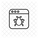 Web Bug Bug Virus Icon