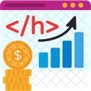 Web Business Growth Web Business Online Business Icon