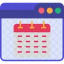 Web Calendar Calendar Browser Icon