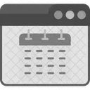 Web Calendar Calendar Browser Icon