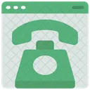 Web Call  Icon