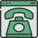Web Call  Icon