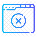 Web Cancel  Icon