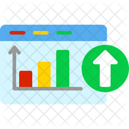 Web Chart Logo Icon - Download in Flat Style