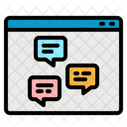 Web Chat  Icon