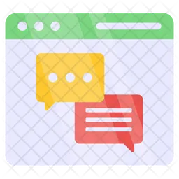 Web Chat  Icon