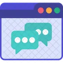 Web Chat Browser Chat Icon