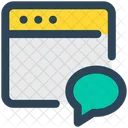 Chat Message Communication Icon