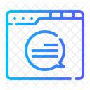Web Chat  Icon
