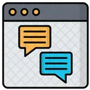 Web Chat  Icône